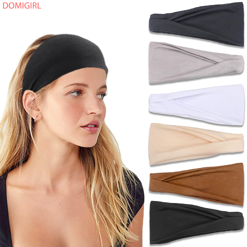 Men Accessories Earrings - New Solid Color Elastic Hair Band