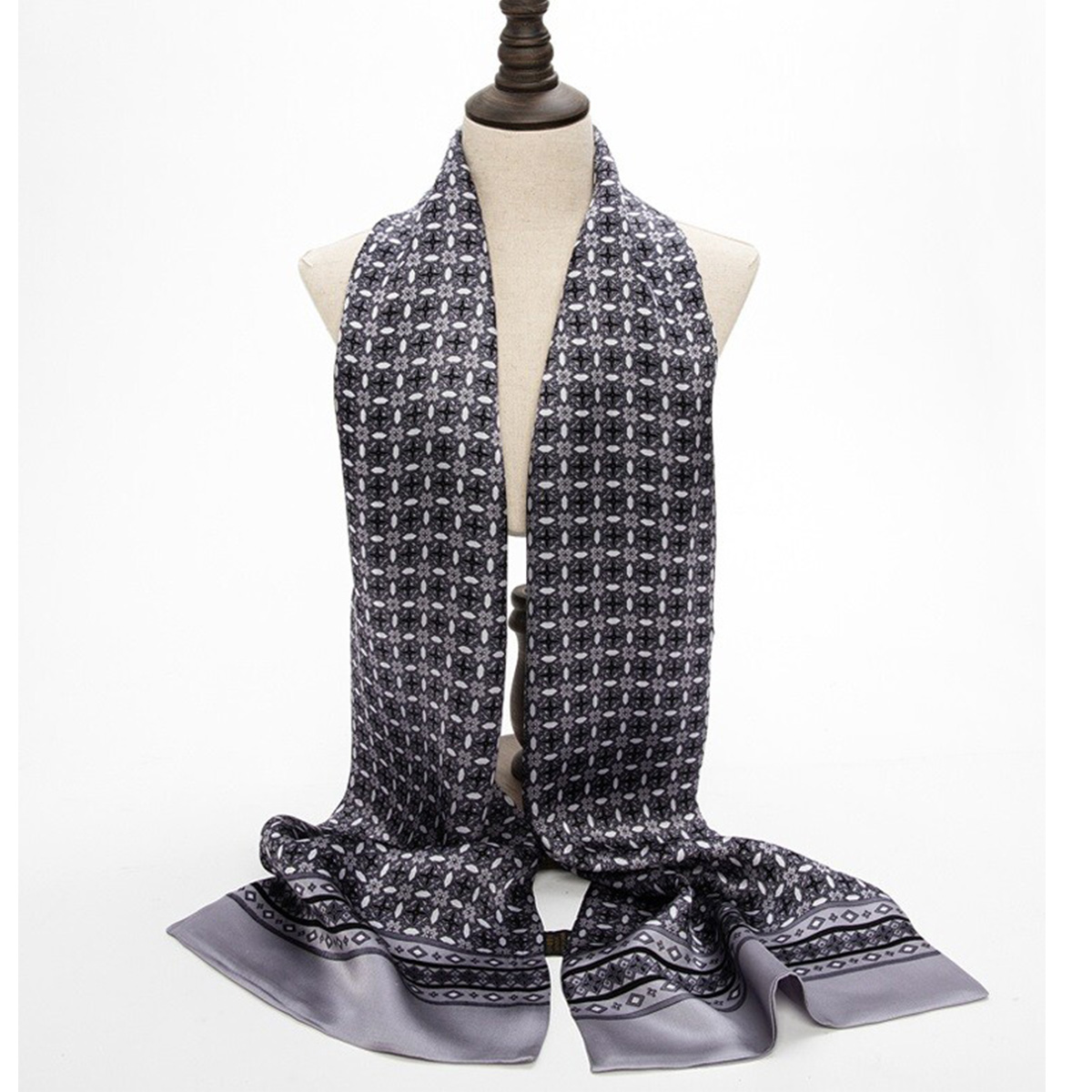 Men Accessories Sale - 2026 New Silk Scarf Layer Neckerchief