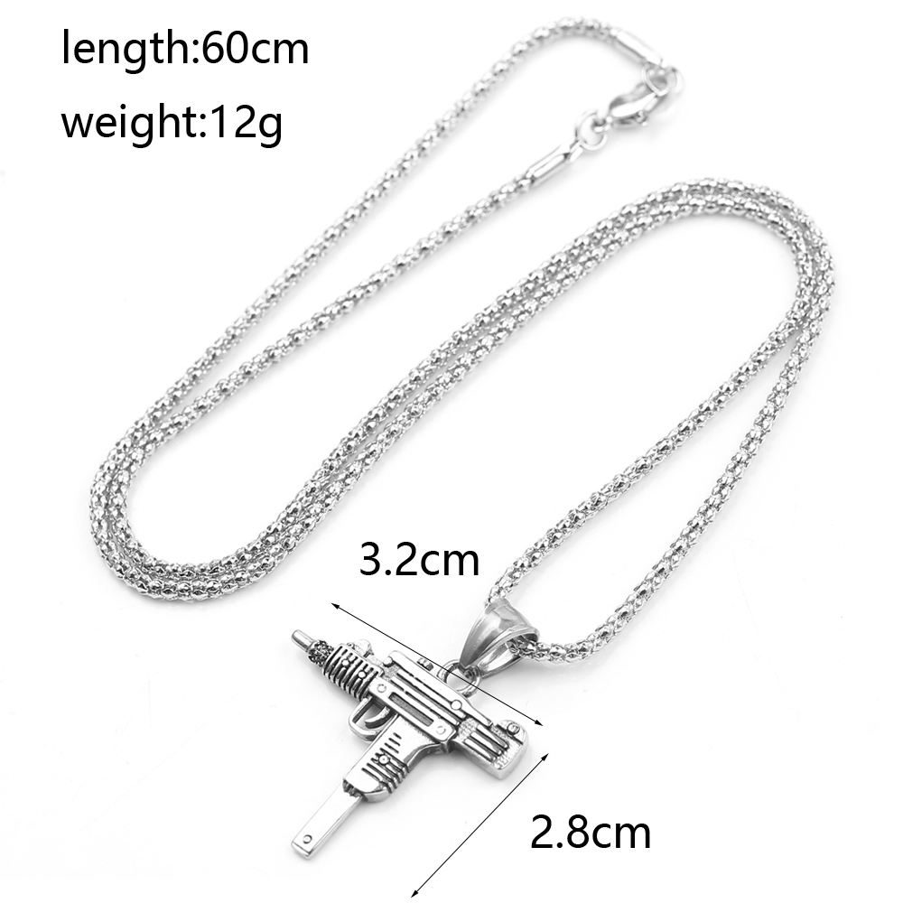 Punk Uzi Pistol Machine Gun Ne - Men Accessories Fashion recension och pris