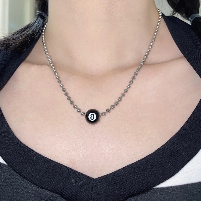 Kpop Fashion Vintage Black 8 B - Men'S Accessories In The 90S recension och pris