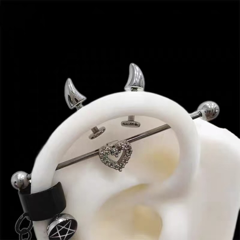 Hot Sale Cute Devil Horn Pierc - Men Accessories Sale recension och pris