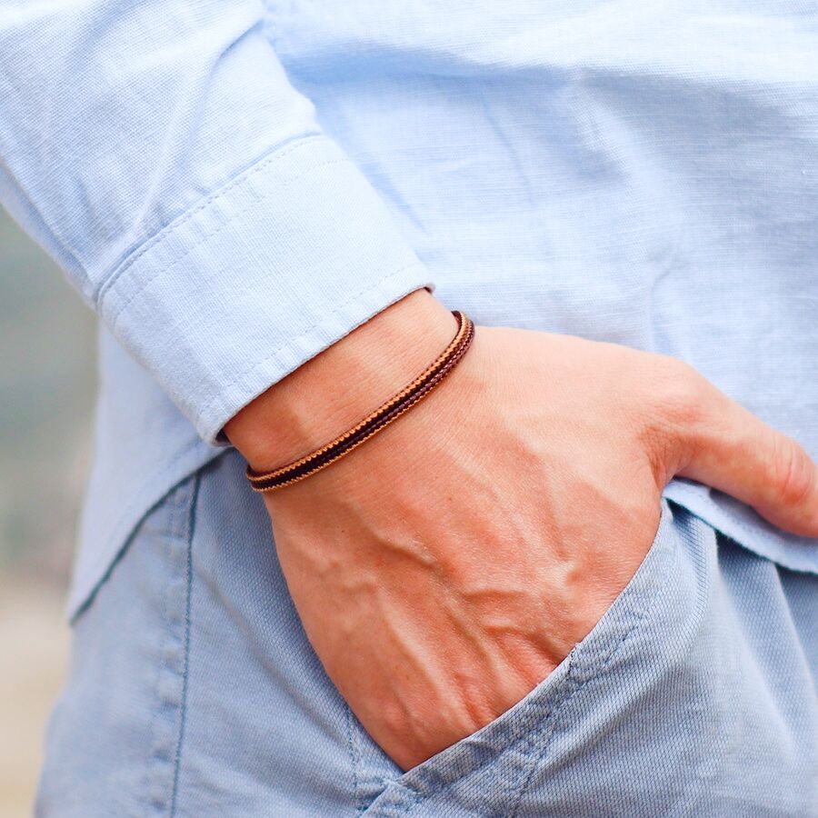 Unique Men Bracelet String Mot - Men Accessories Bracelet recension och pris