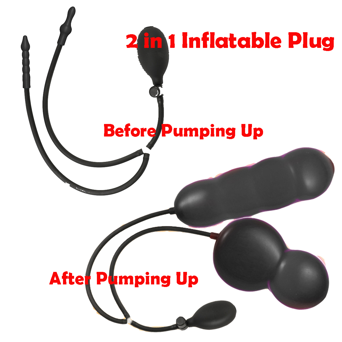 Gay Anal Plug Inflatable Butt  - Men'S Vegan Accessories recension och pris