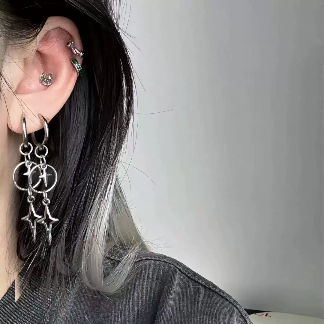 Personalized Punk Cross Star P - Men'S Accessories In The 90S recension och pris