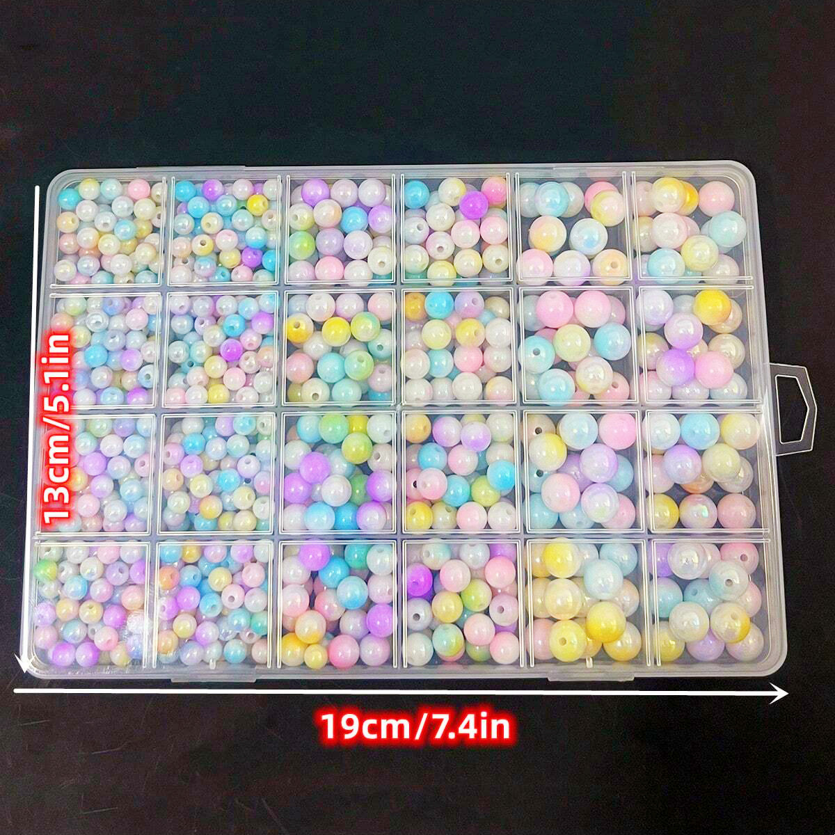 800pcs/24 grid set box 6mm/8mm - Men Accessories Earrings recension och pris