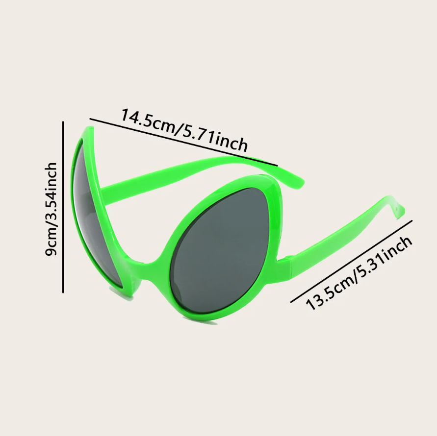 Green Alien Martian Quirky Sun - Men'S Vegan Accessories recension och pris