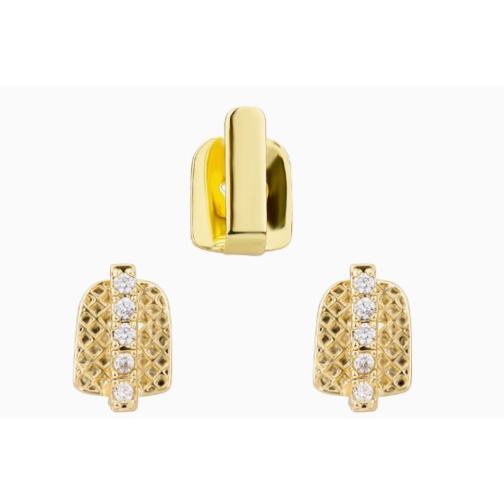 Gold Silver Plated  Iced Out T - Men Accessories Silver recension och pris