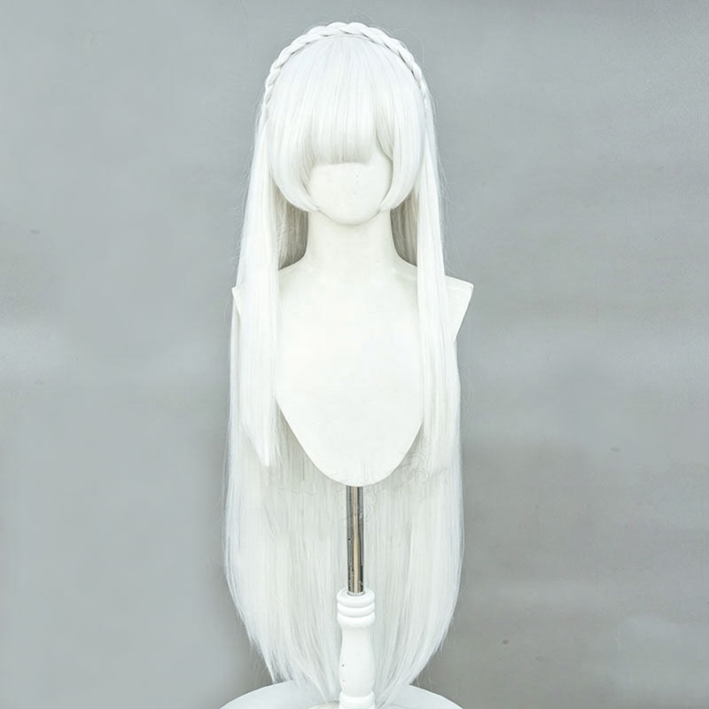 Anime Re:Zero Emilia Cosplay W - Men Accessories Silver recension och pris