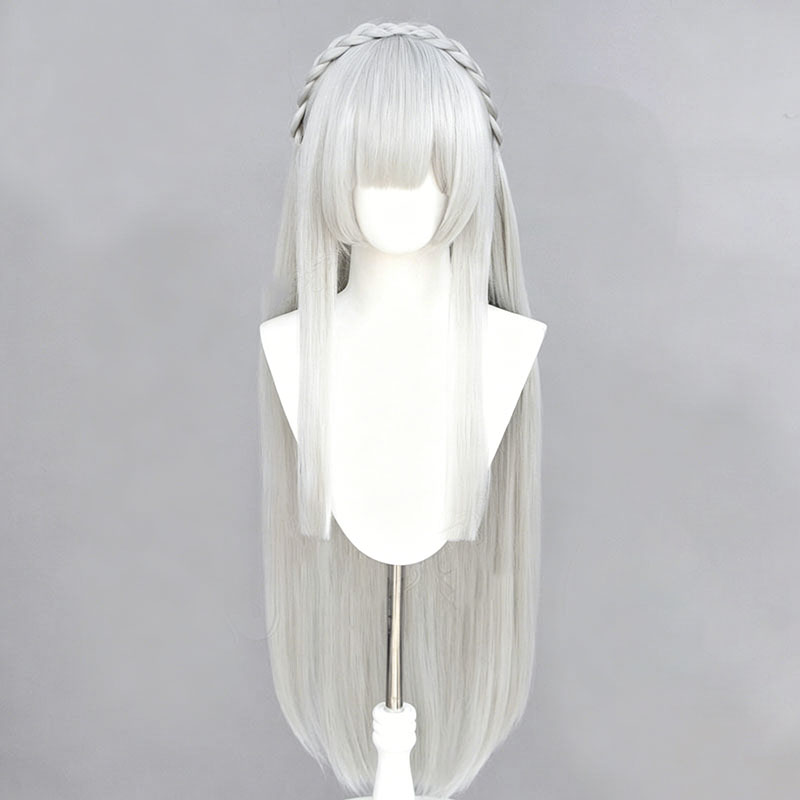 Anime Re:Zero Emilia Cosplay W - Men Accessories Silver recension och pris
