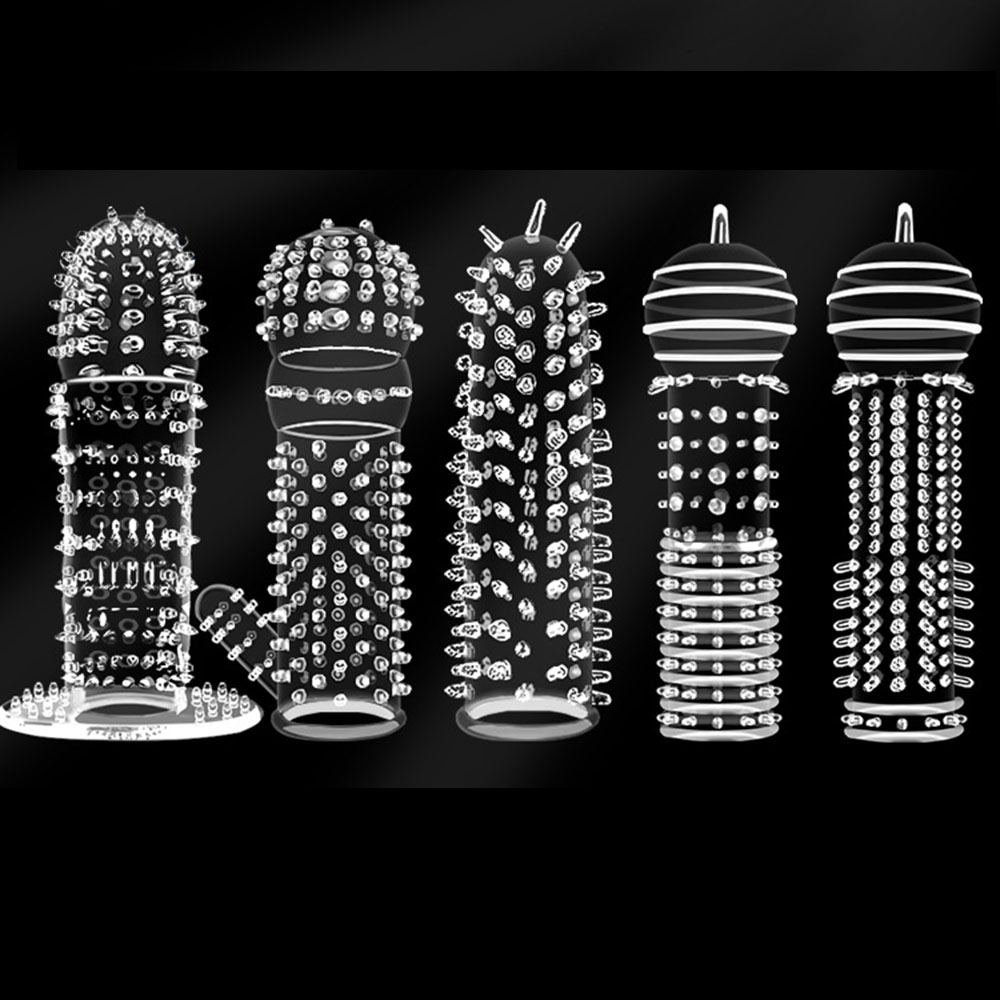 5types Textured Penis Sleeves  - Men'S Vegan Accessories recension och pris
