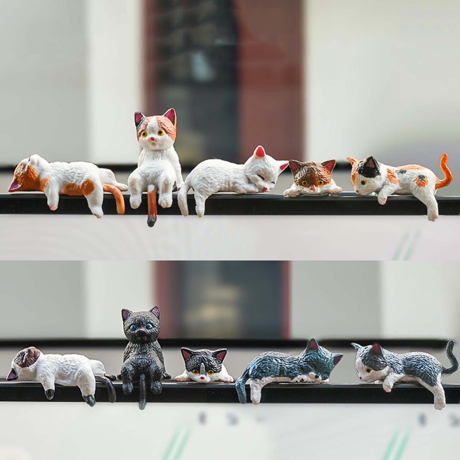 10pcs Cute Mini Cat Ornament C - Men Accessories India recension och pris