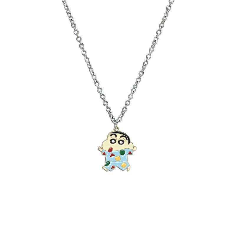Crayon Shin-chan cartoon neckl - Men Accessories Style recension och pris