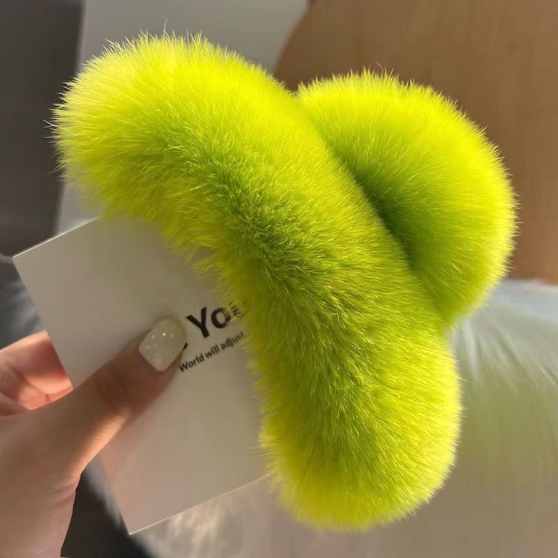 Real Rex rabbit hair large hai - Men Accessories Silver recension och pris