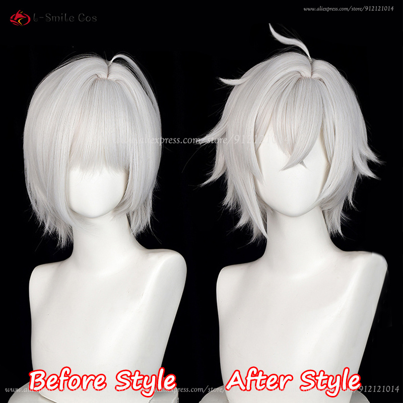 ZZZ Seth Lowell Cosplay Wig 30 - Men Accessories Silver recension och pris