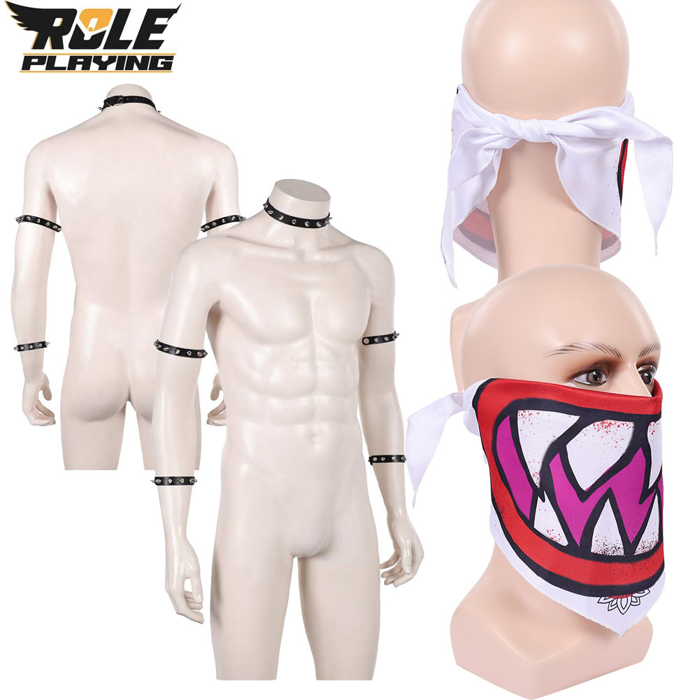 Bowser Jr Cosplay Scarf Mask B - Men Accessories Style recension och pris