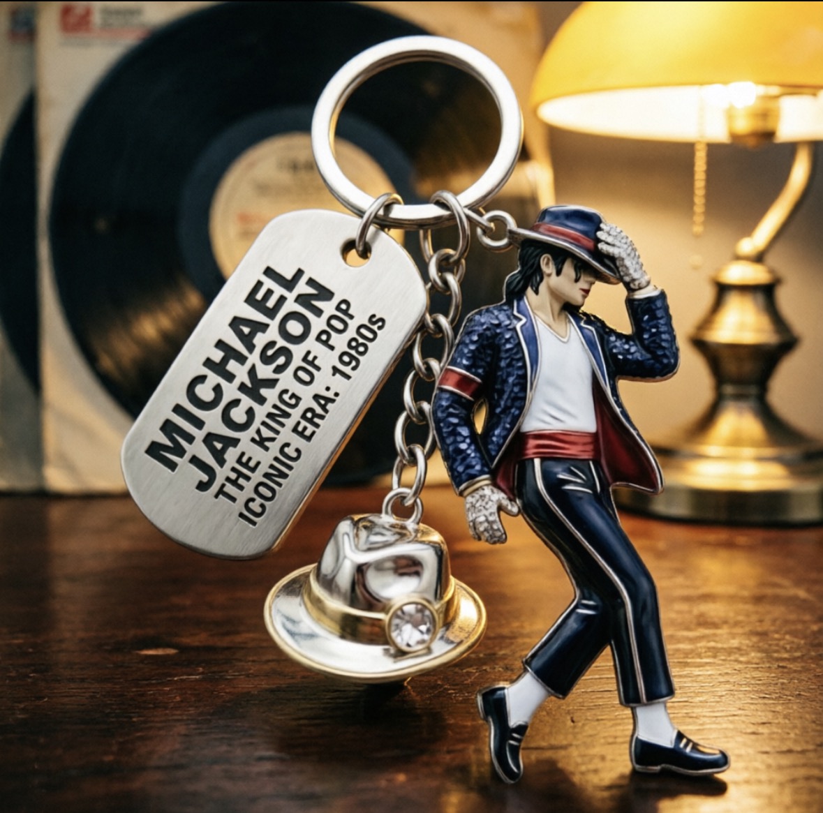 Michael Jackson Keychain, Clas - Men Accessories Fashion recension och pris