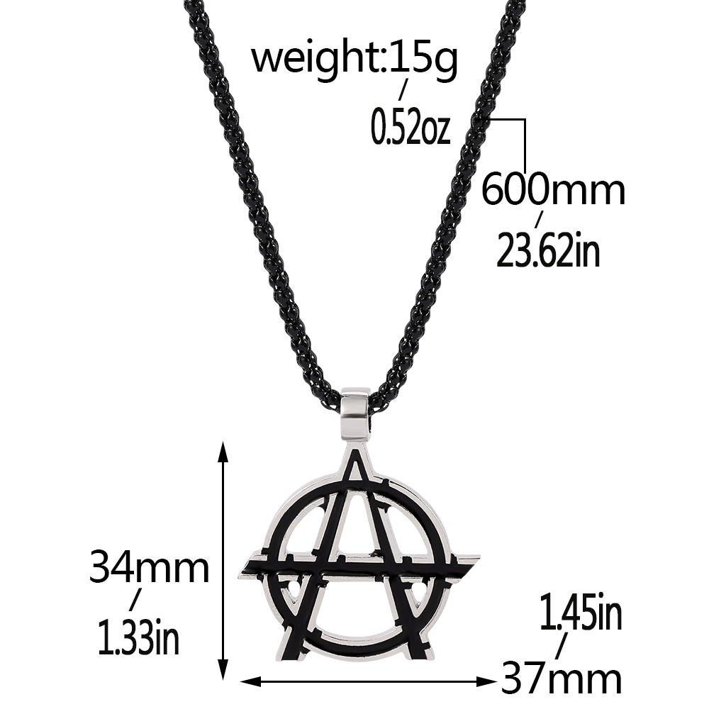 Movies Avengers Symbol Letter  - Men Accessories Necklace recension och pris