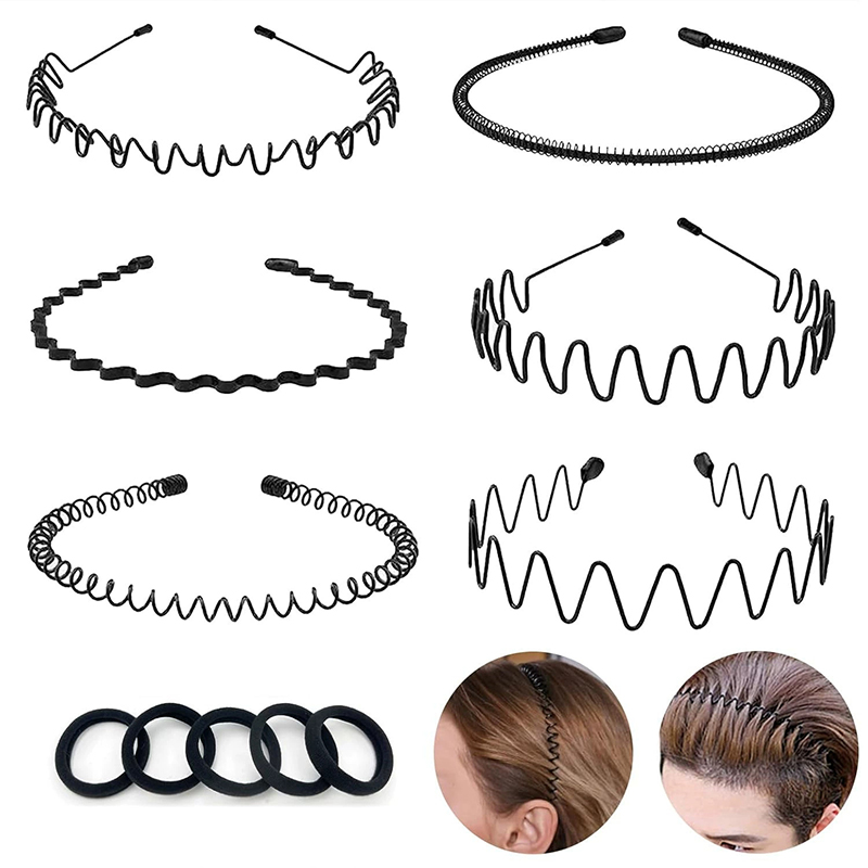 Unisex Metal Wavy Spring Hair  - Men Accessories Earrings recension och pris