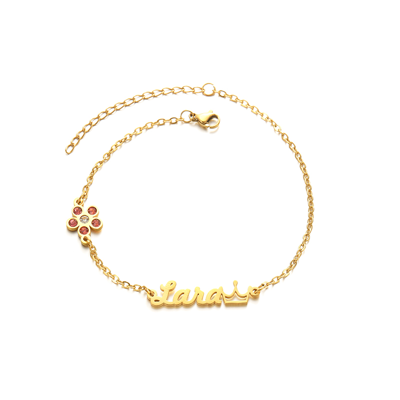 Goxijite Customize Name Neckla - Men Accessories Bracelet recension och pris