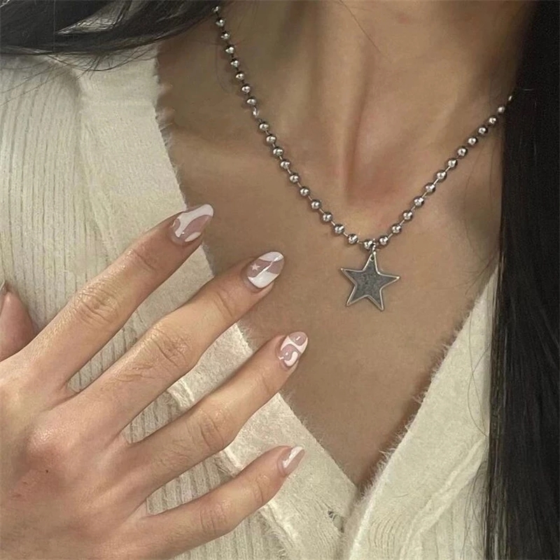Kpop Cool Punk Vintage Star Pe - Men'S Accessories In The 90S recension och pris