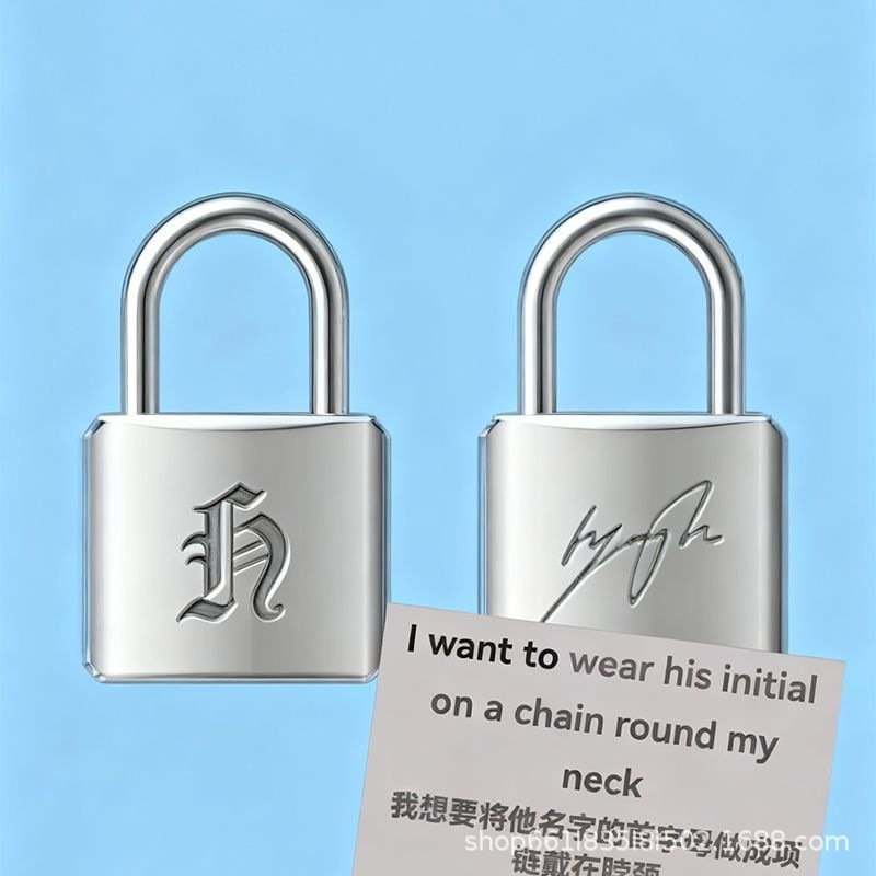 Ashionable Creative Metal Lock - Men Accessories Style recension och pris