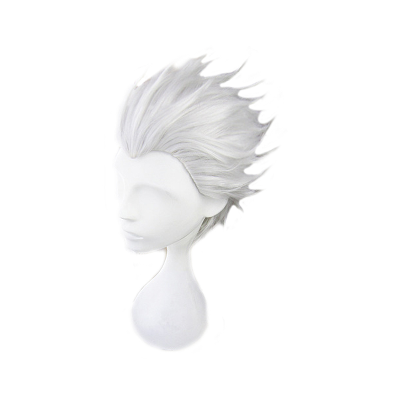 Short Silver Grey Slicked-back - Men Accessories Silver recension och pris