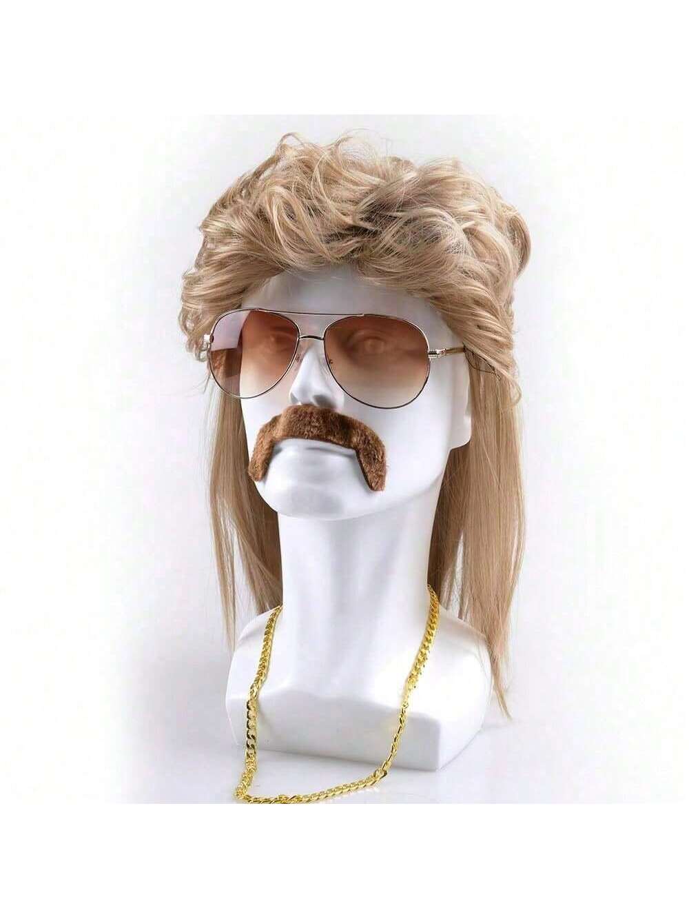 Mullet Wig 80s 90s Outfit Acce - Men'S Accessories In The 90S recension och pris