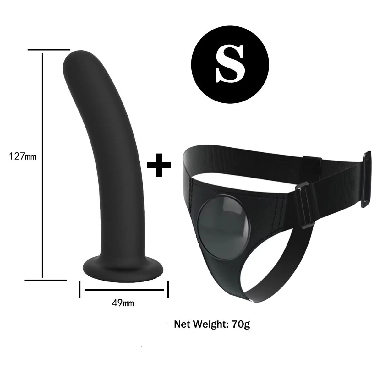 Adjustable Silicone Strap On H - Men'S Vegan Accessories recension och pris