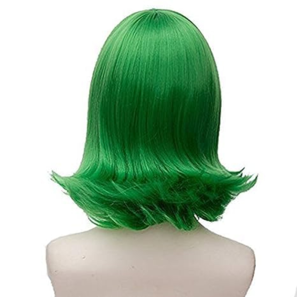Short Green Wavy Cosplay Wigs  - Men'S Vegan Accessories recension och pris