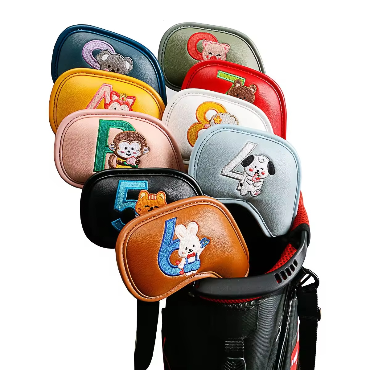 9Pcs Cute Cartoon Animal Golf  - Men Accessories Style recension och pris