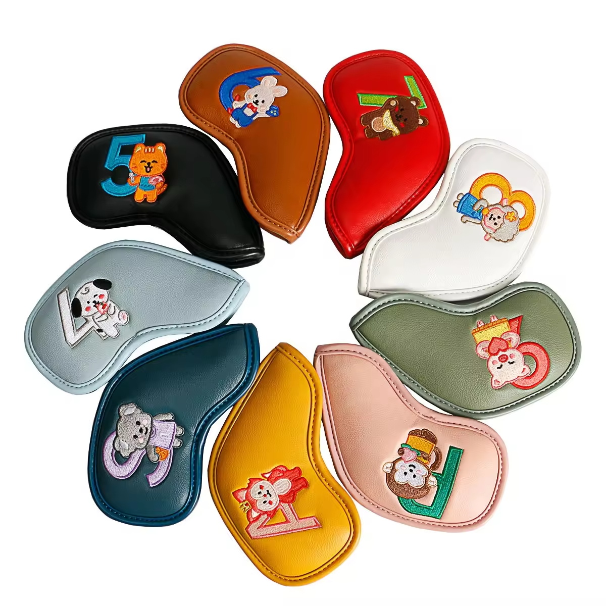 9Pcs Cute Cartoon Animal Golf  - Men Accessories Style recension och pris