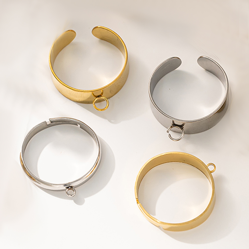 5pcs/Lot Stainless Steel Gold  - Men'S Accessories Rings recension och pris