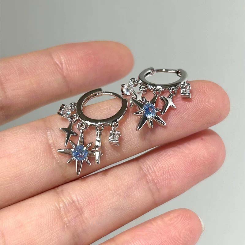New Y2K Blue Zircon Star Tasse - Men Accessories Sale recension och pris
