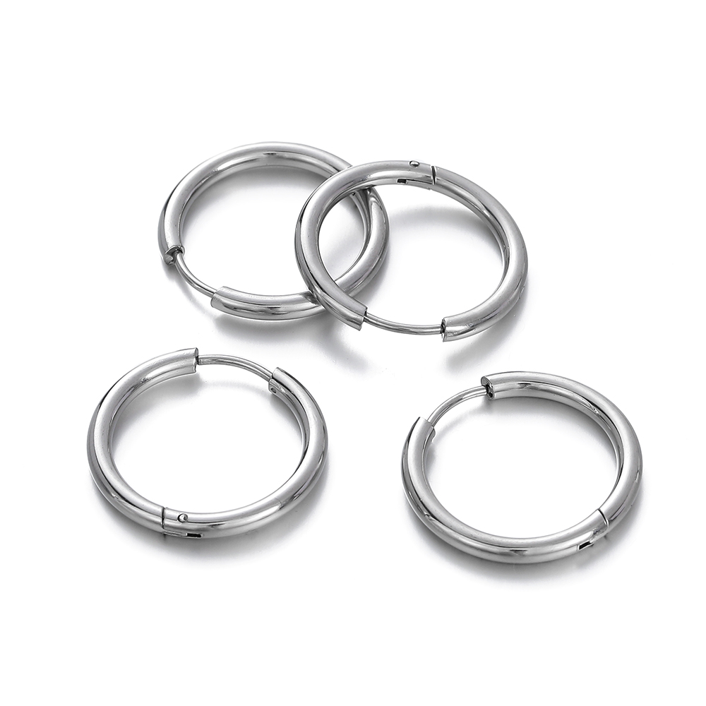 2 pcs 8/10/12/14/16/18mm Stain - Men Accessories Earrings recension och pris